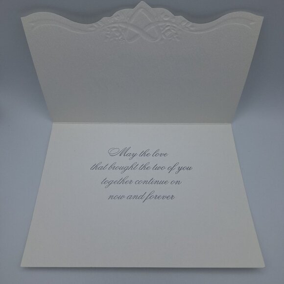 Vintage Anniversary Greeting Cards Elegant Embossed Designs Doves Best Wishes - Picture 8 of 12